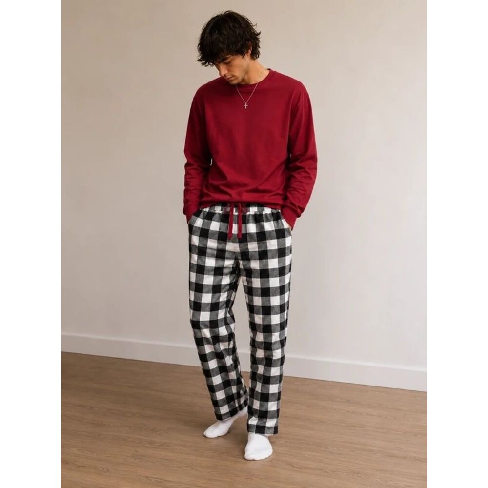 Columbia Plaid Fleece Lounge Pajama Pants